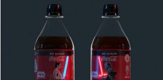 광선검 나오는 코카콜라 병…”세계 첫 플렉시블 OLED 적용”